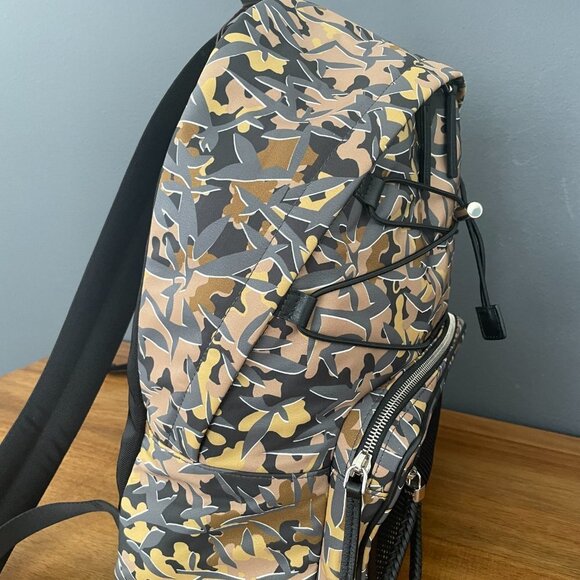 Tod's Italy Tech Zaine Easy Lacci Nylon Graphic Backpack, XDMMDDGT3L0JWJ987N - Picture 9 of 11